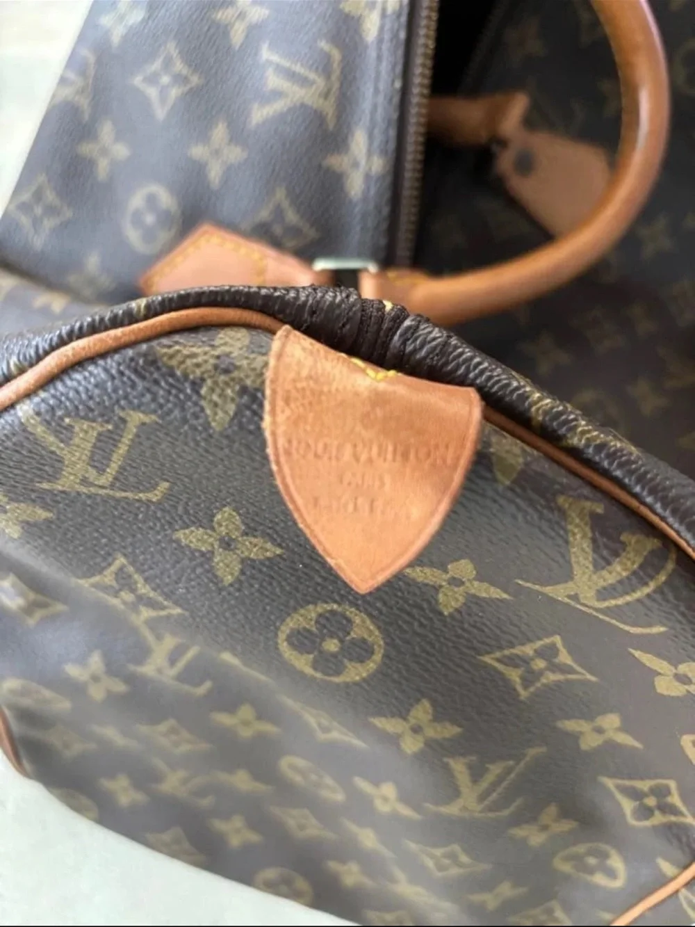 Louis Vuitton Monogram Canvas Duffel with Natural Vachetta Trim